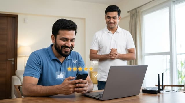 Rating and reviewing Geek service