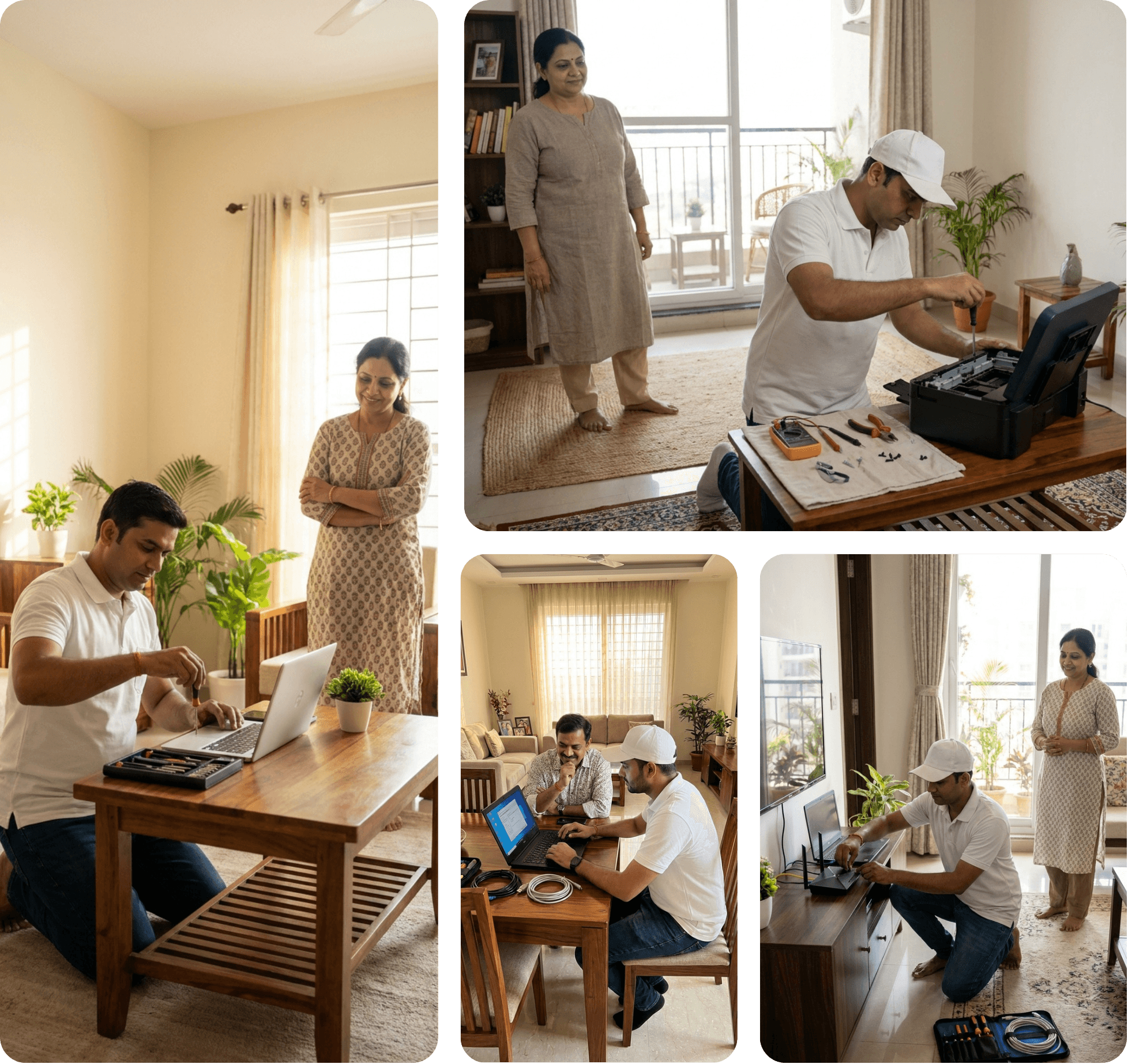 Geek providing doorstep IT support at home in Hyderabad