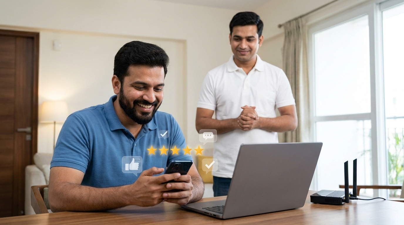 Rating and reviewing Geek service