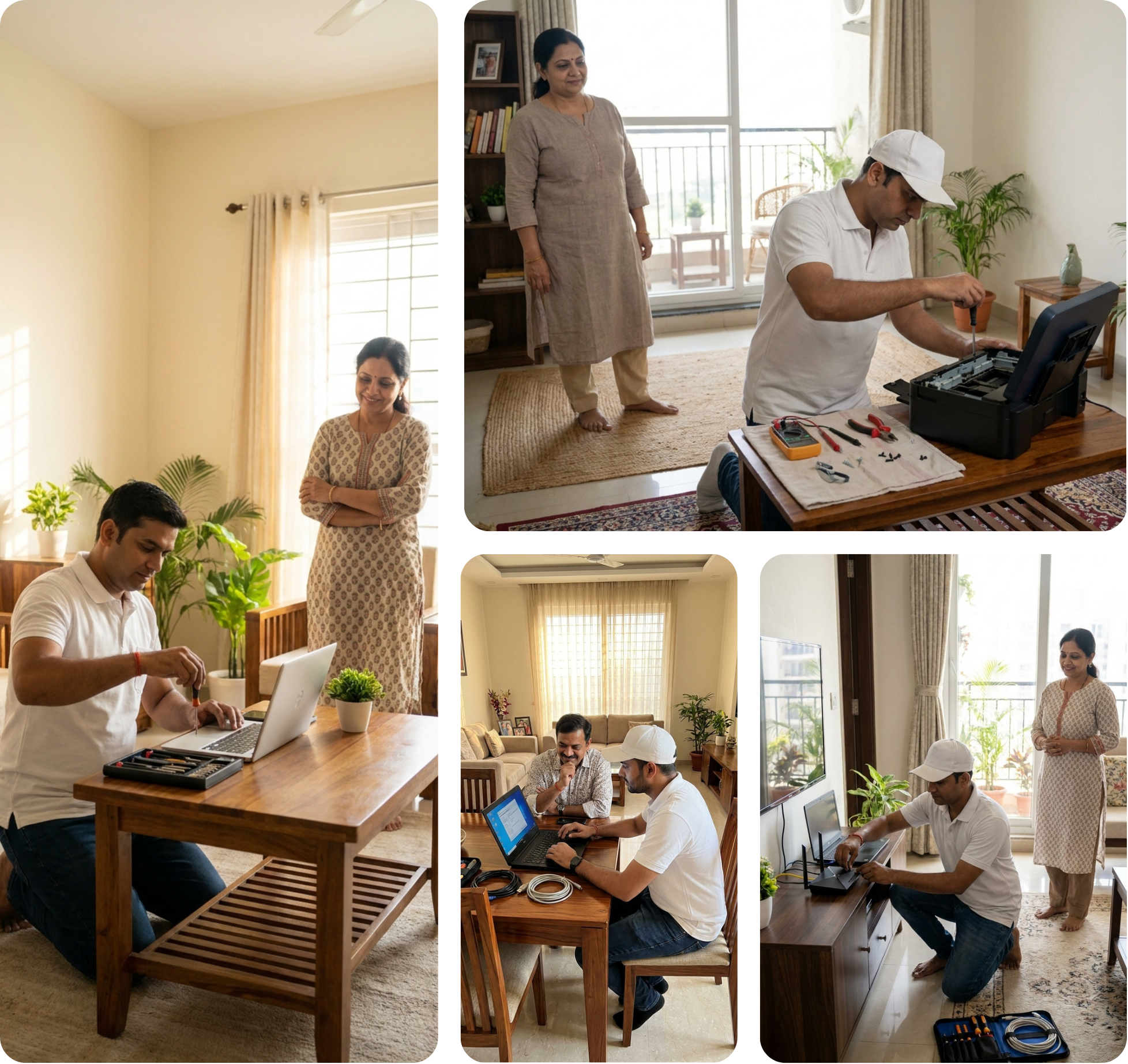 Geek providing doorstep IT support at home in Hyderabad